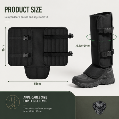 Tactical Leg Gaiters, Snake Bite & All-Terrain Protection