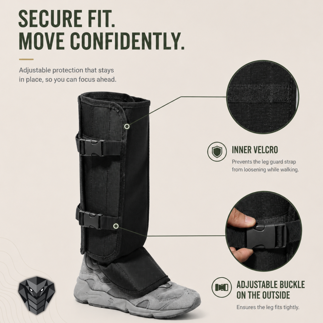 Tactical Leg Gaiters, Snake Bite & All-Terrain Protection